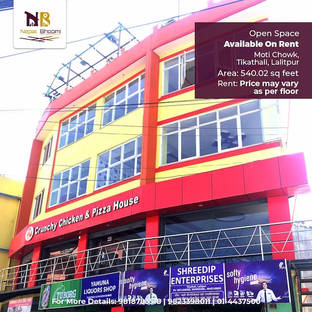 Commercial space on rent in Motichowk Tikathali